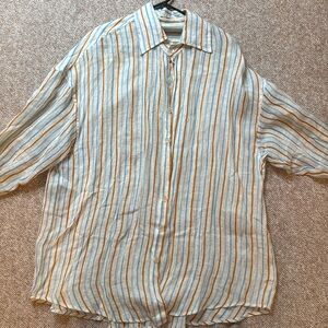 Vitamin A Linen Button Up